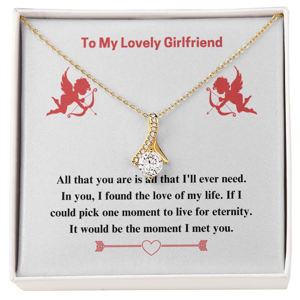 To Girlfriend - If I could - Alluring Beauty Necklace