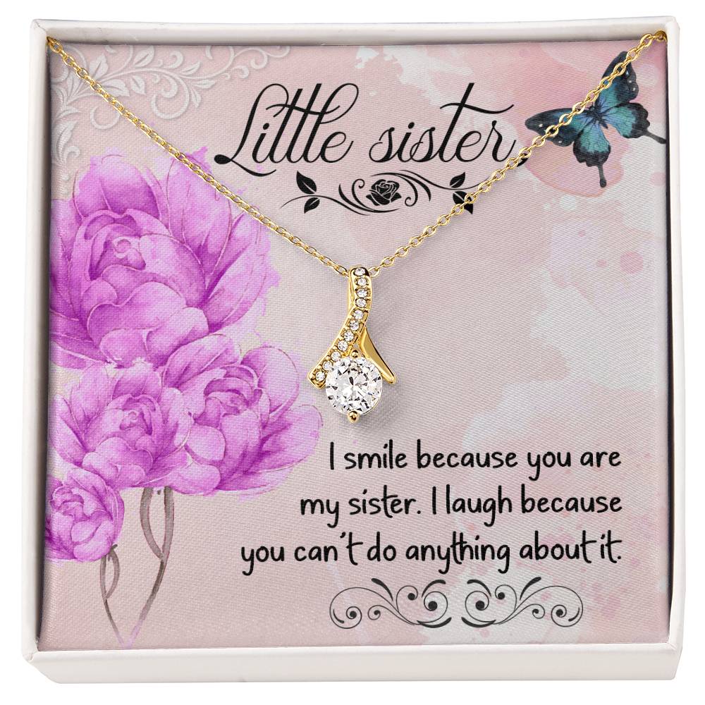 To Sister - I smile - Alluring Beauty Necklace