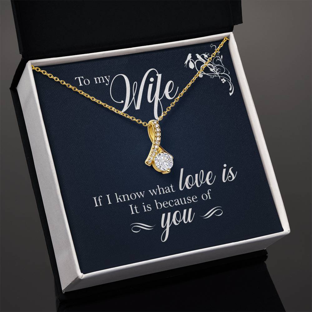 To Wife - If I know - Alluring Beauty Necklace