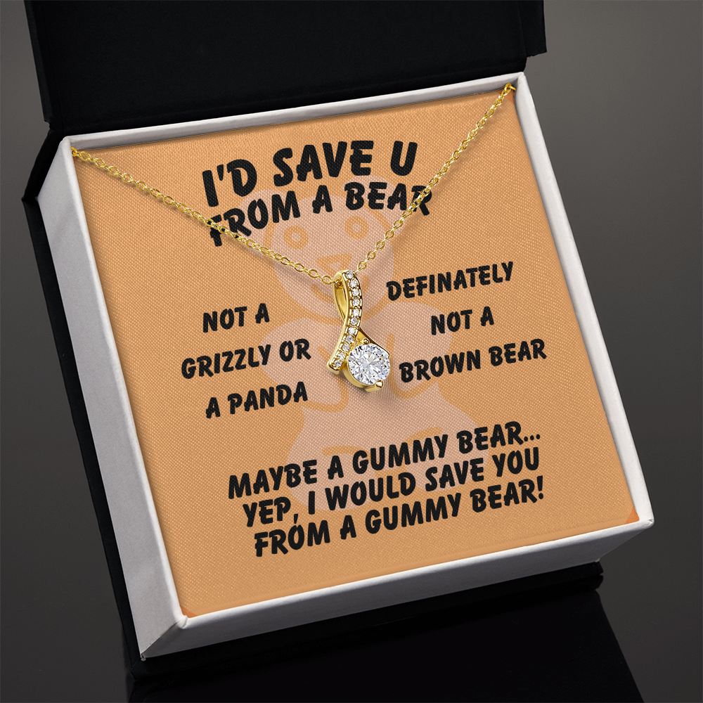 I'd save U - From a bear - Alluring Beauty Necklace