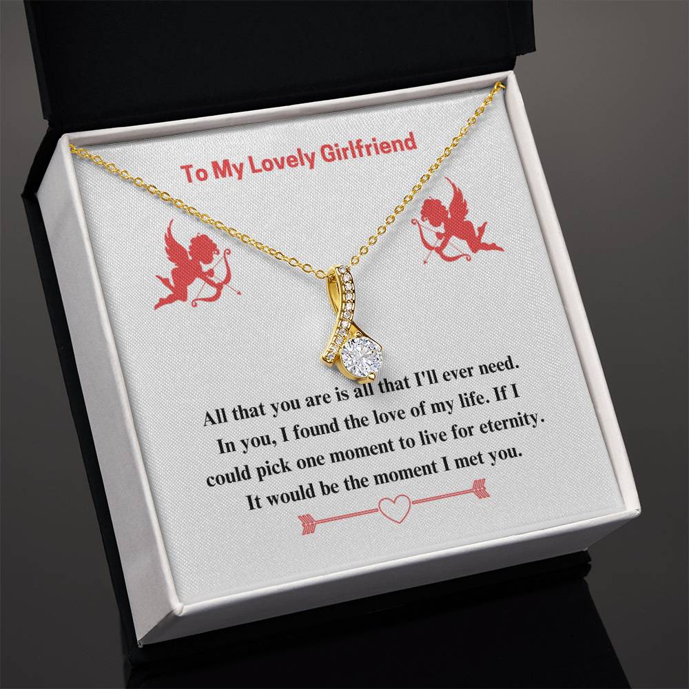 To Girlfriend - If I could - Alluring Beauty Necklace