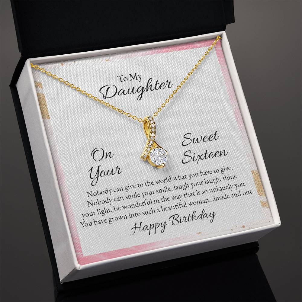 To Daughter - On your sweet sixteen - Alluring Beauty Necklace