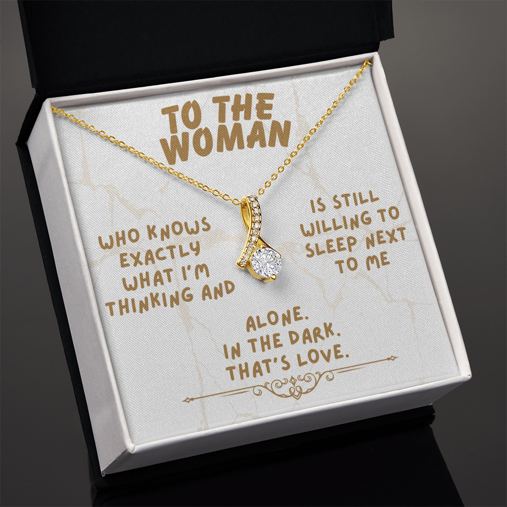 To the woman - Who knows exactly - Alluring Beauty Necklace