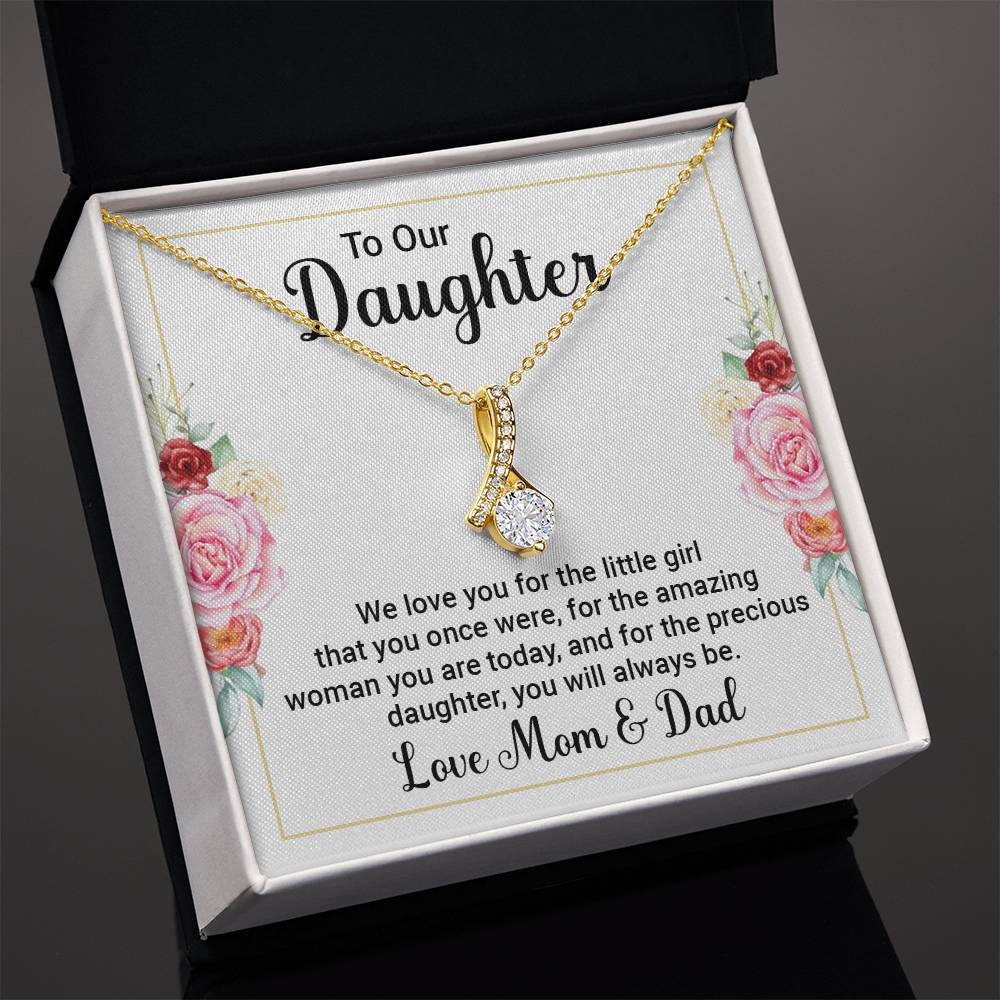 To Daughter - We love you - Alluring Beauty Necklace