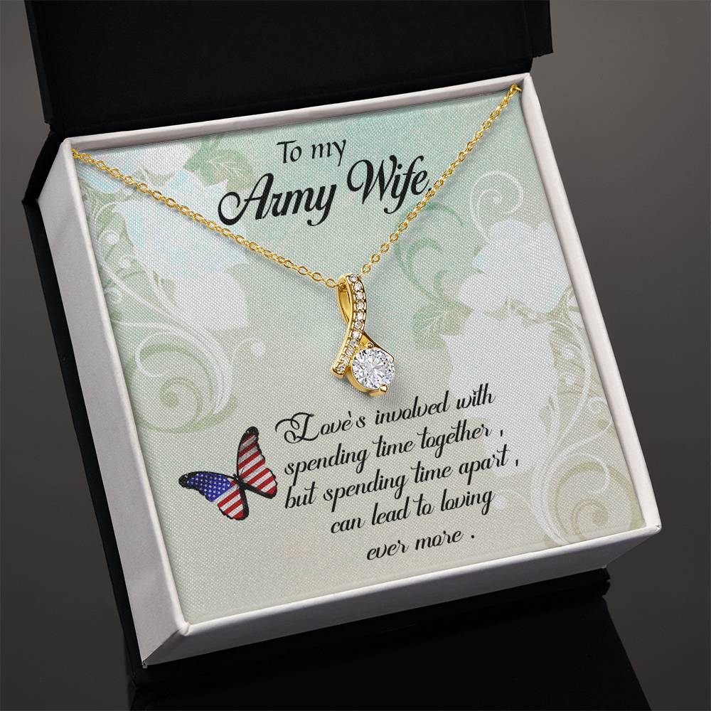 To Army Wife - Love's involved - Alluring Beauty Necklace