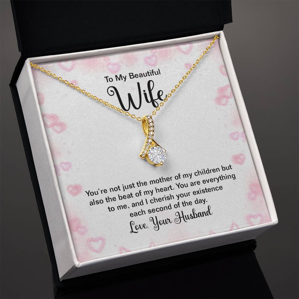 To Wife - You're not just - Alluring Beauty Necklace