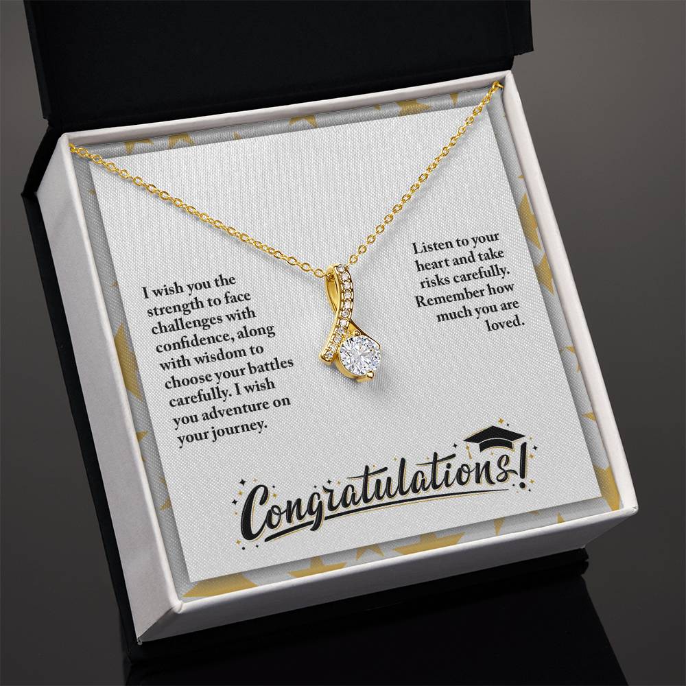 Graduation - I wish you the strength - Alluring Beauty Necklace