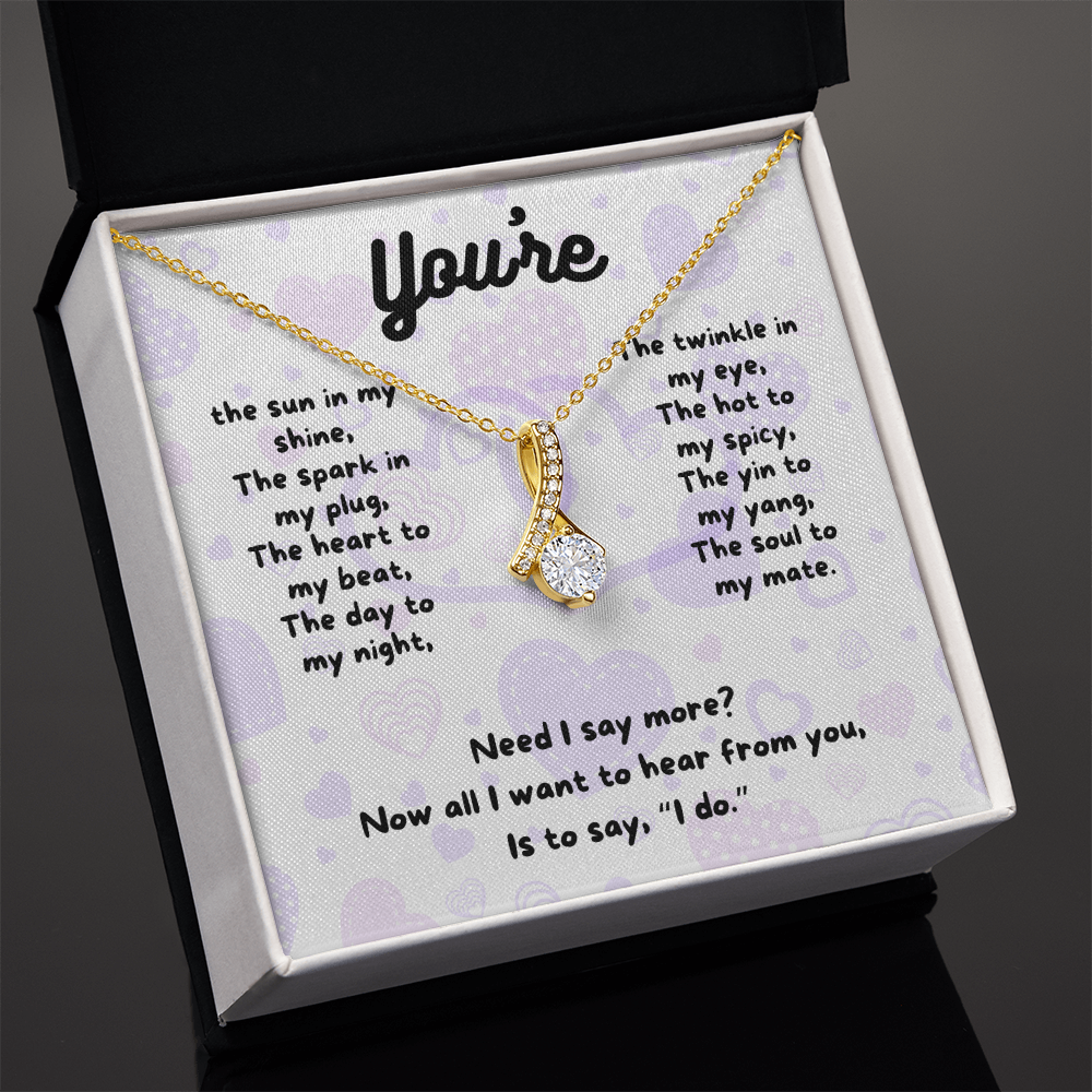 Love - You're the sun - Alluring Beauty Necklace