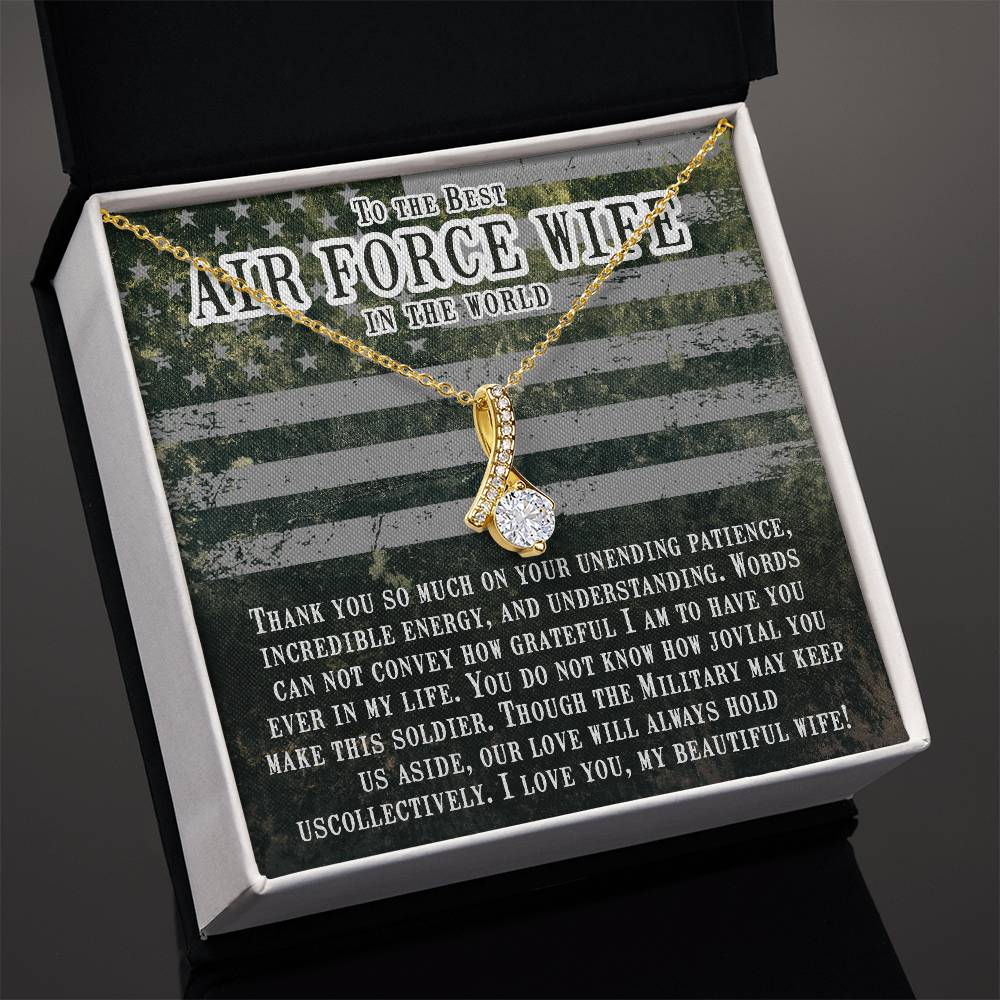 To Air Force Wife - Thank you so much - Alluring Beauty Necklace