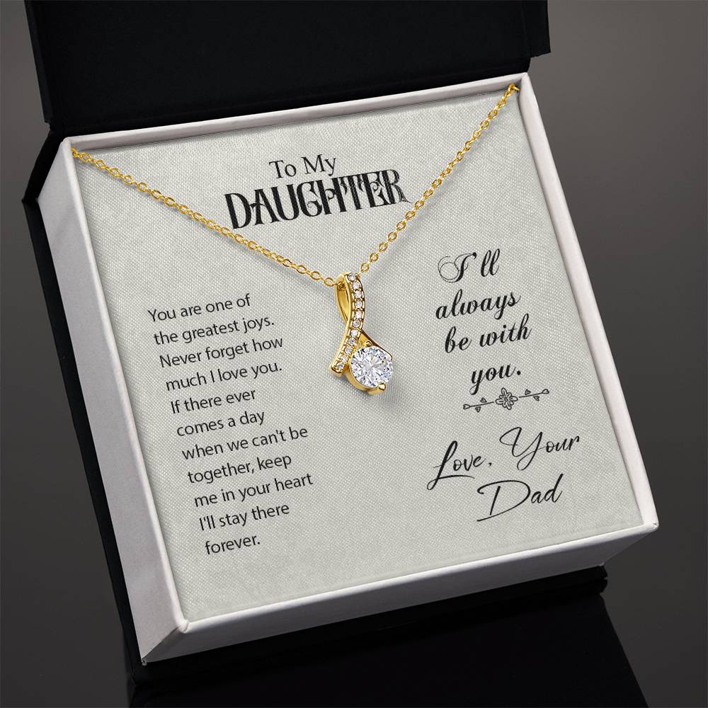 To Daughter - You are one - Alluring Beauty Necklace