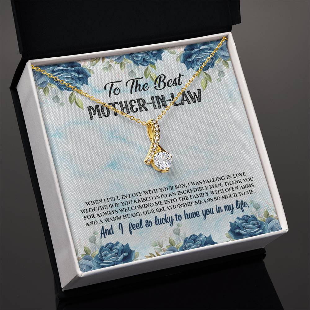 To Mother In Law - When I fell in love - Alluring Beauty Necklace