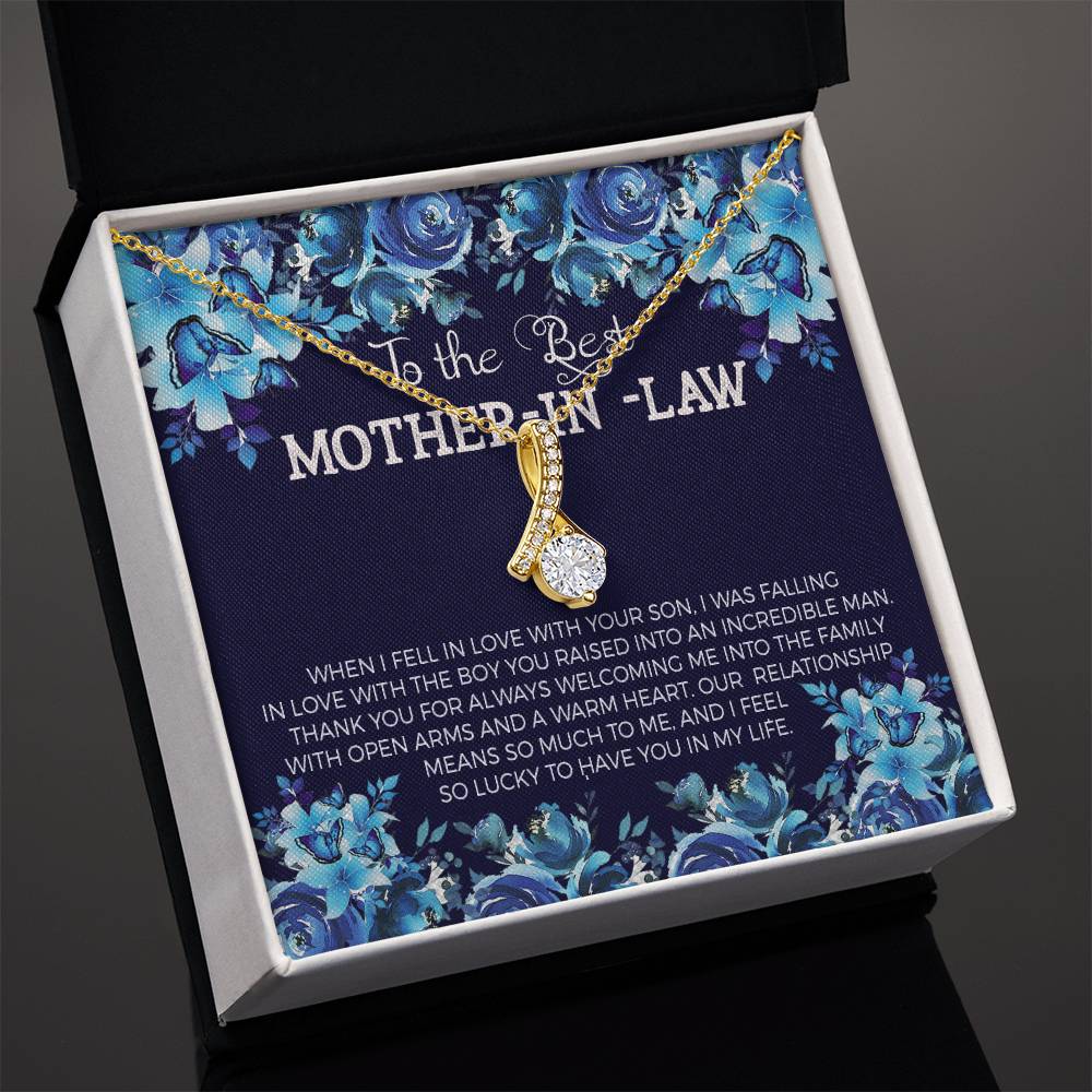 To Mother In Law - When I fell in love - Alluring Beauty Necklace