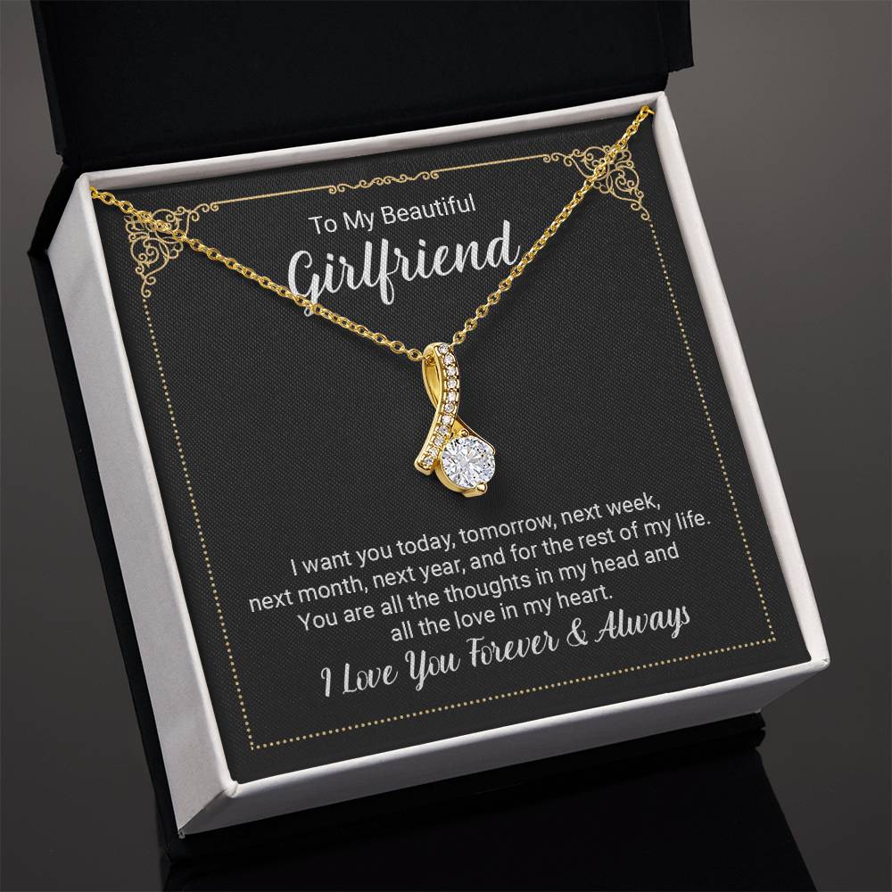 To Girlfriend - I want you today - Alluring Beauty Necklace