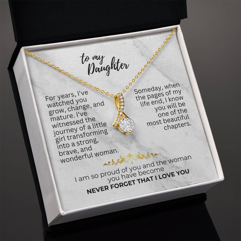 To Daughter - For years - Alluring Beauty Necklace