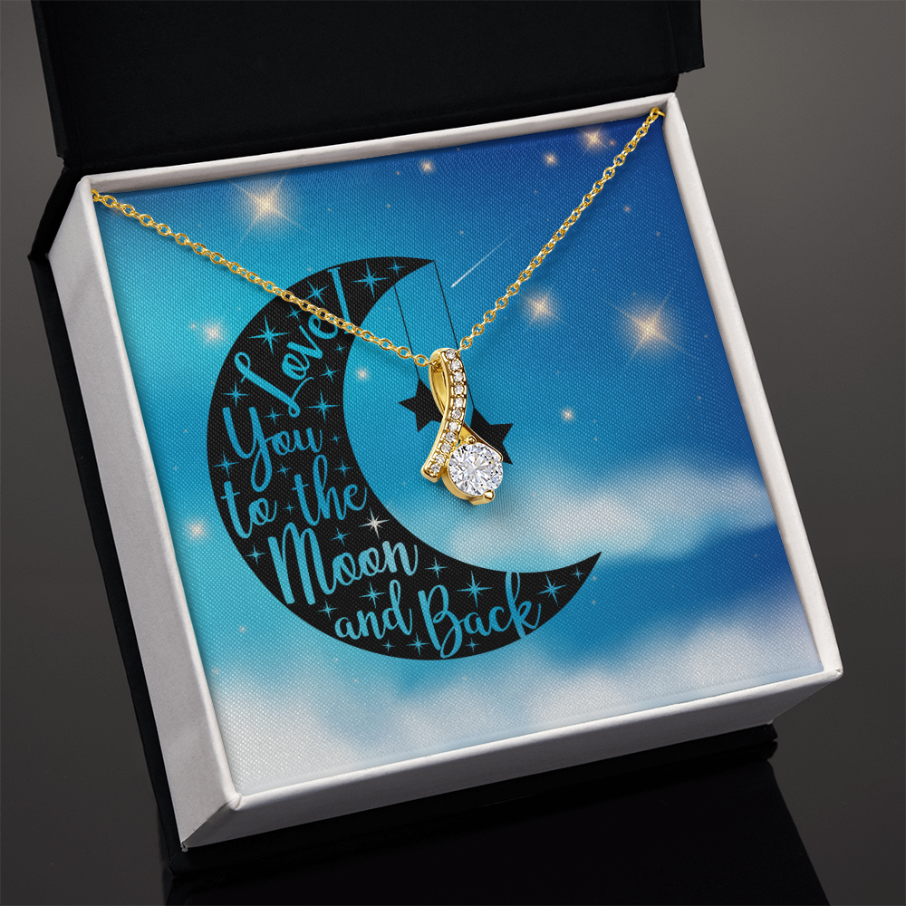 Love - To the moon and back - Alluring Beauty Necklace