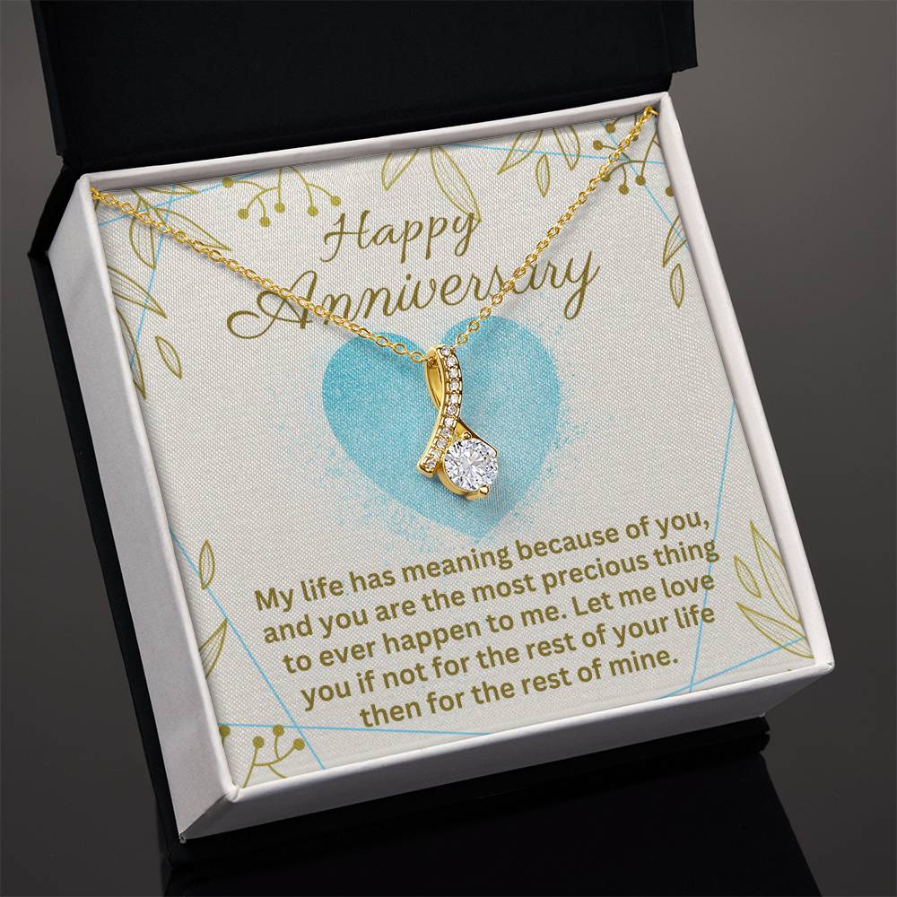 Anniversary - My life has meaning - Alluring Beauty Necklace