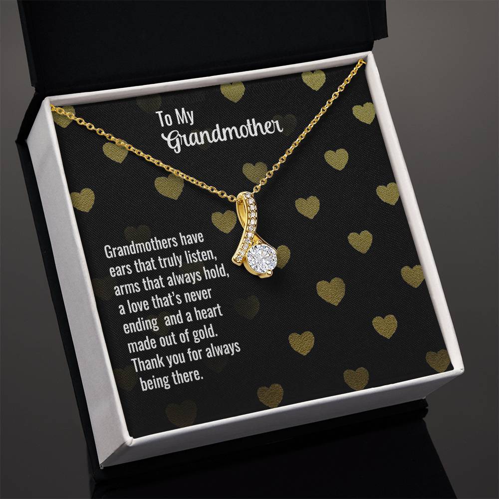 Grandmother - Grandmothers have - Alluring Beauty Necklace