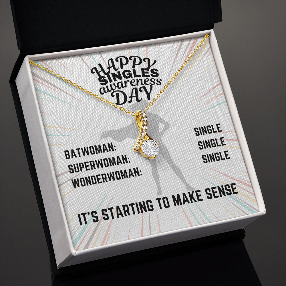 Happy Singles Awareness Day - Batwoman: Single - Alluring Beauty Necklace