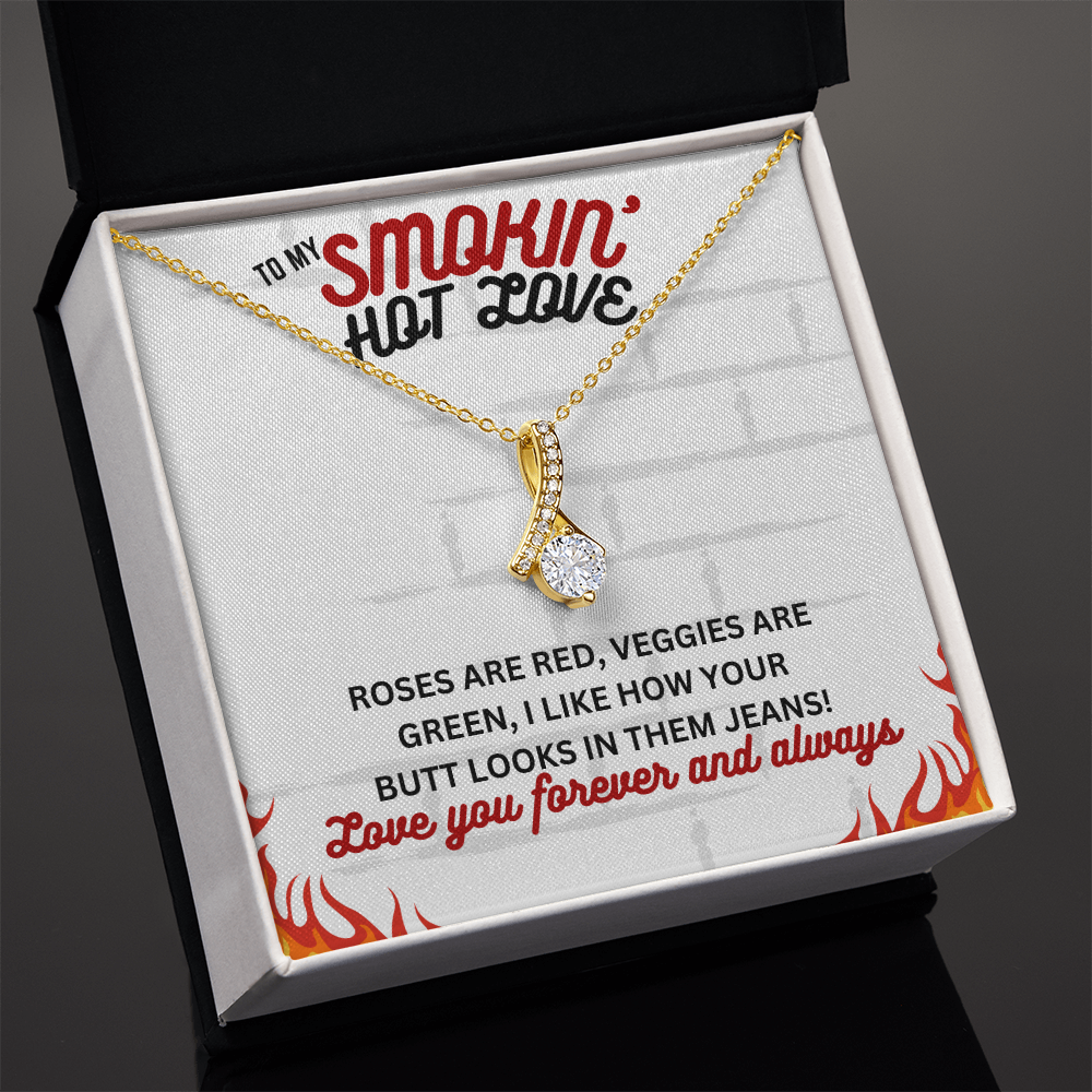 To Smokin' Hot Love - Roses are red - Alluring Beauty Necklace