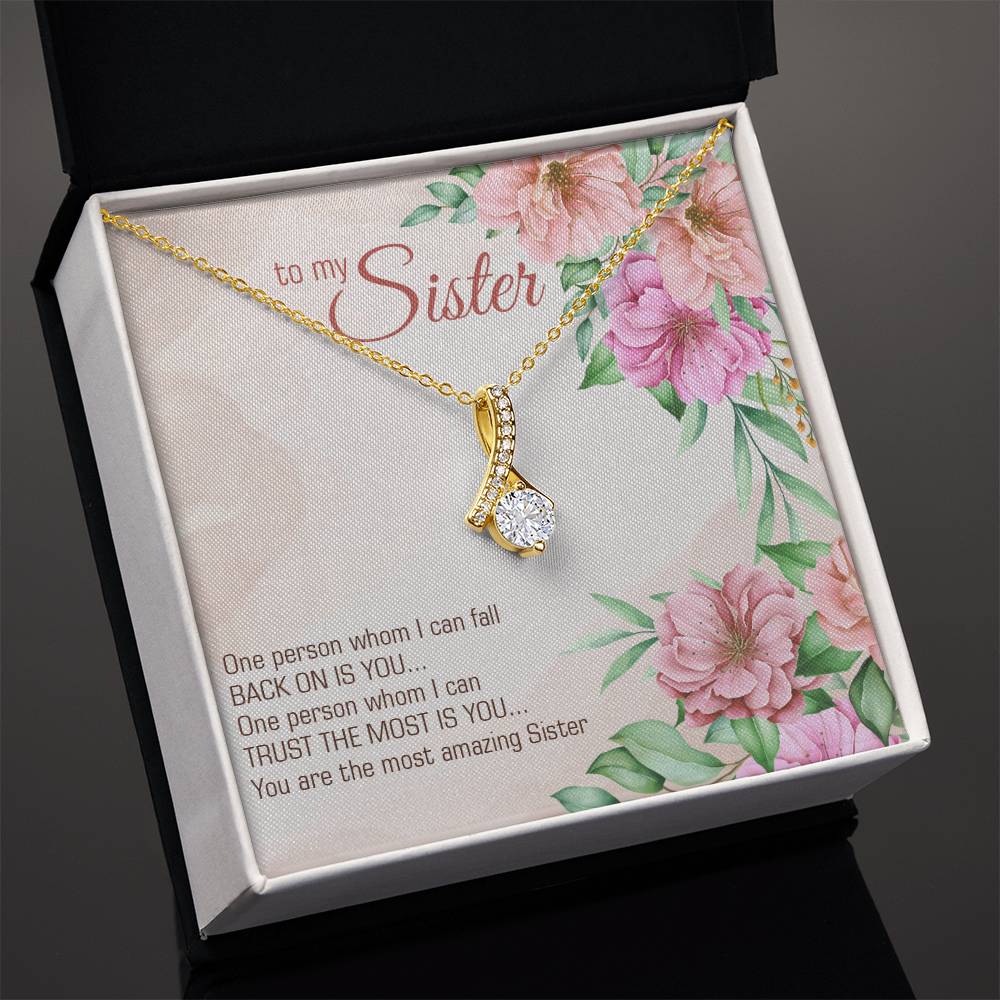 To Sister - One person - Alluring Beauty Necklace