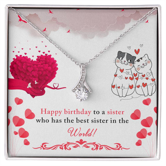 Birthday - To a sister - Alluring Beauty Necklace