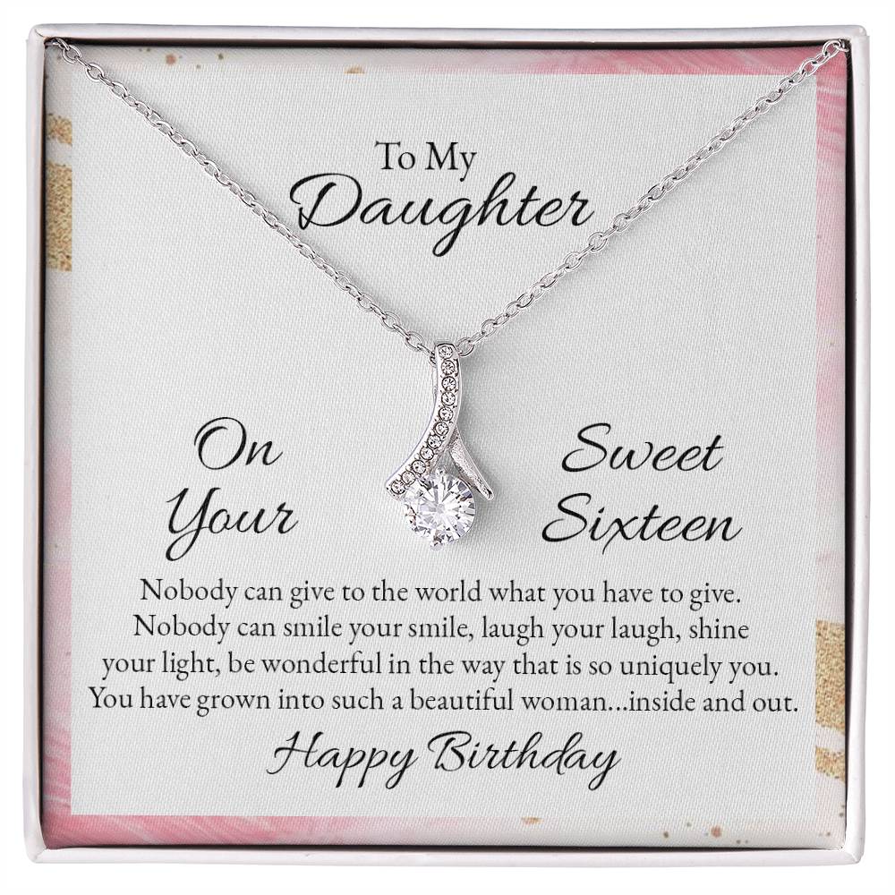 To Daughter - On your sweet sixteen - Alluring Beauty Necklace