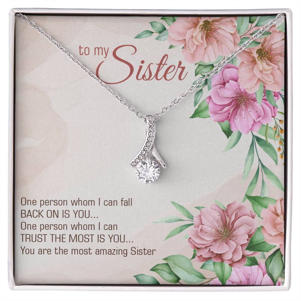 To Sister - One person - Alluring Beauty Necklace