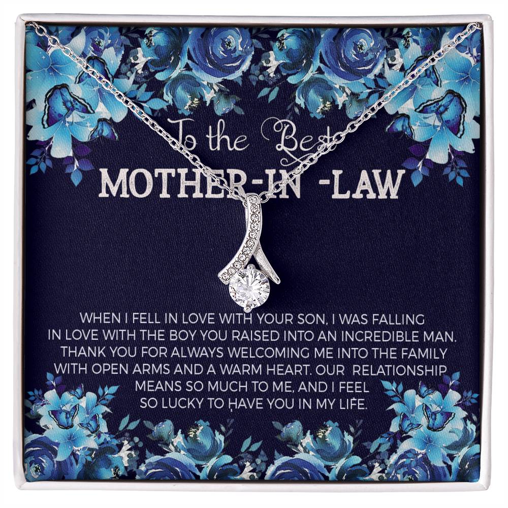 To Mother In Law - When I fell in love - Alluring Beauty Necklace