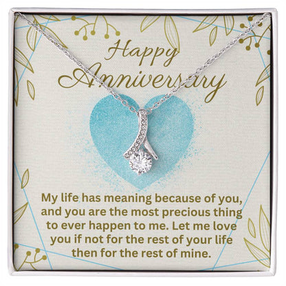 Anniversary - My life has meaning - Alluring Beauty Necklace