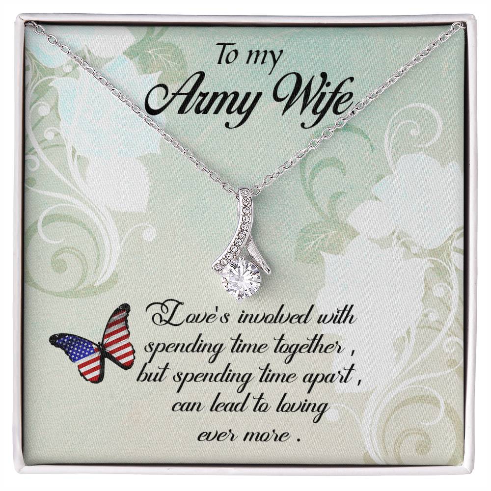 To Army Wife - Love's involved - Alluring Beauty Necklace