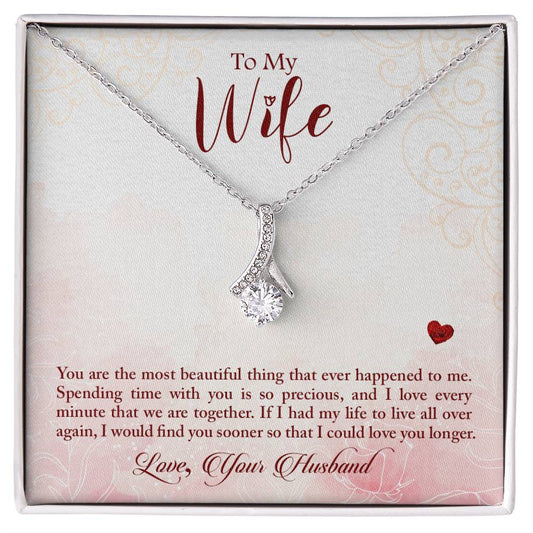 To Wife - You are - Alluring Beauty Necklace