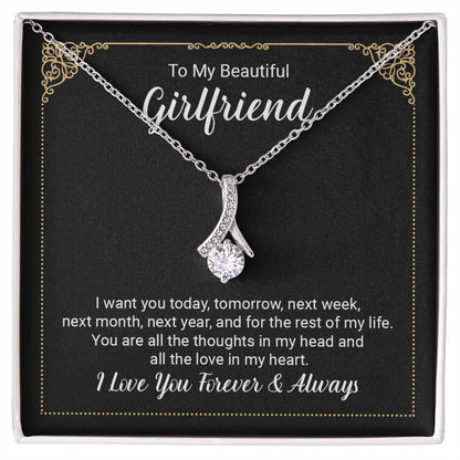 To Girlfriend - I want you today - Alluring Beauty Necklace