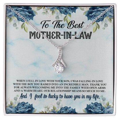 To Mother In Law - When I fell in love - Alluring Beauty Necklace