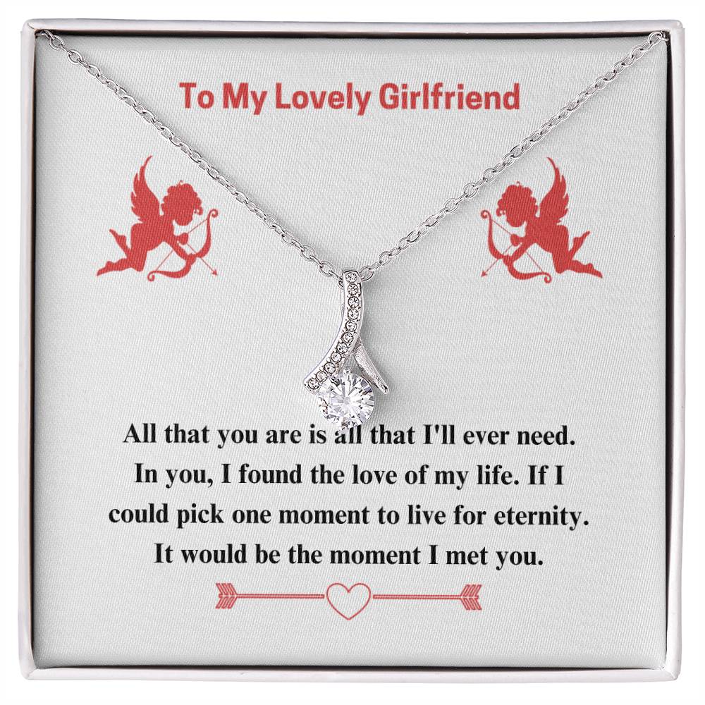 To Girlfriend - If I could - Alluring Beauty Necklace