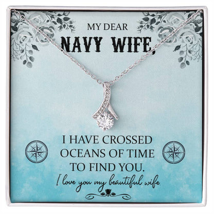 To Navy Wife - I have crossed - Alluring Beauty Necklace