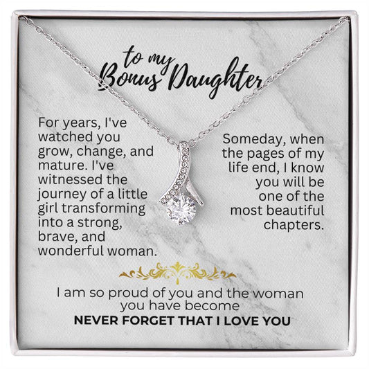 To Bonus Daughter - For years - Alluring Beauty Necklace