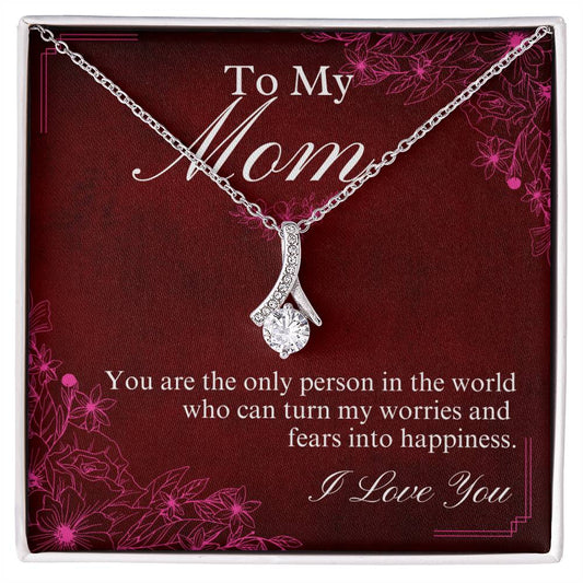 To Mom - You are - Alluring Beauty Necklace