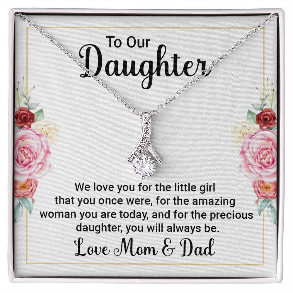 To Daughter - We love you - Alluring Beauty Necklace