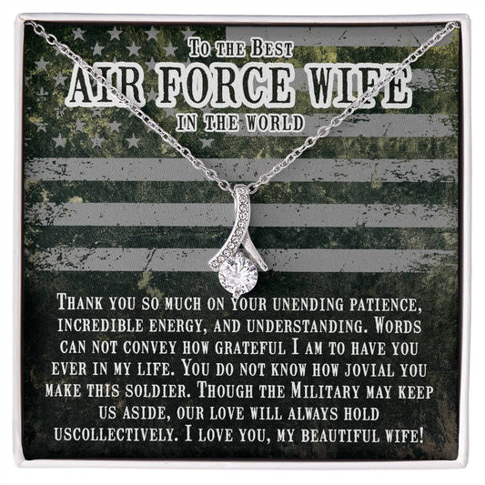 To Air Force Wife - Thank you so much - Alluring Beauty Necklace