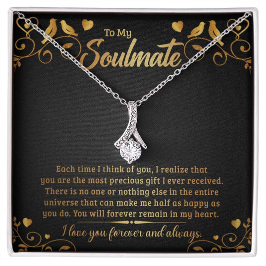 To Soulmate - Each time I think - Alluring Beauty Necklace