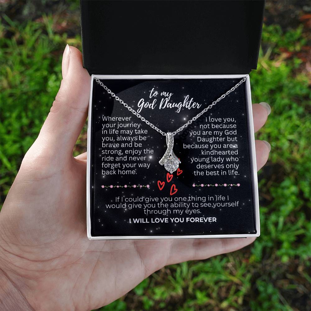 To God Daughter - Wherever your journey - Alluring Beauty Necklace