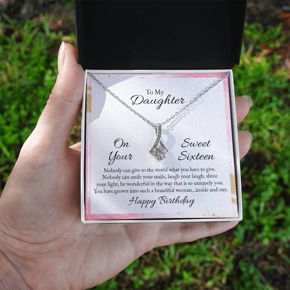 To Daughter - On your sweet sixteen - Alluring Beauty Necklace