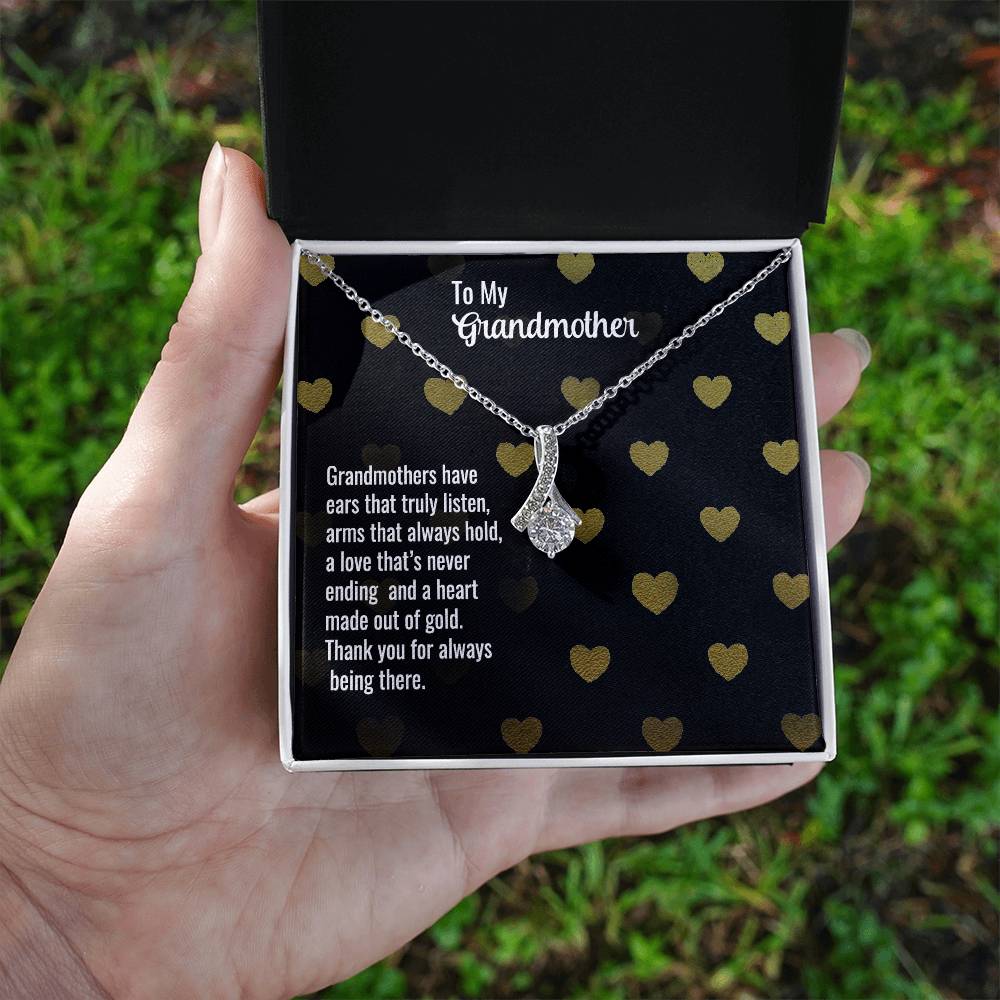 Grandmother - Grandmothers have - Alluring Beauty Necklace