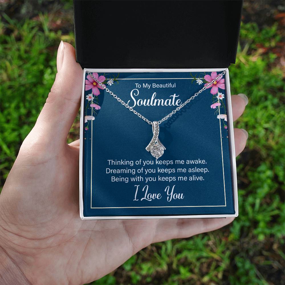 To Soulmate - Thinking of you - Alluring Beauty Necklace