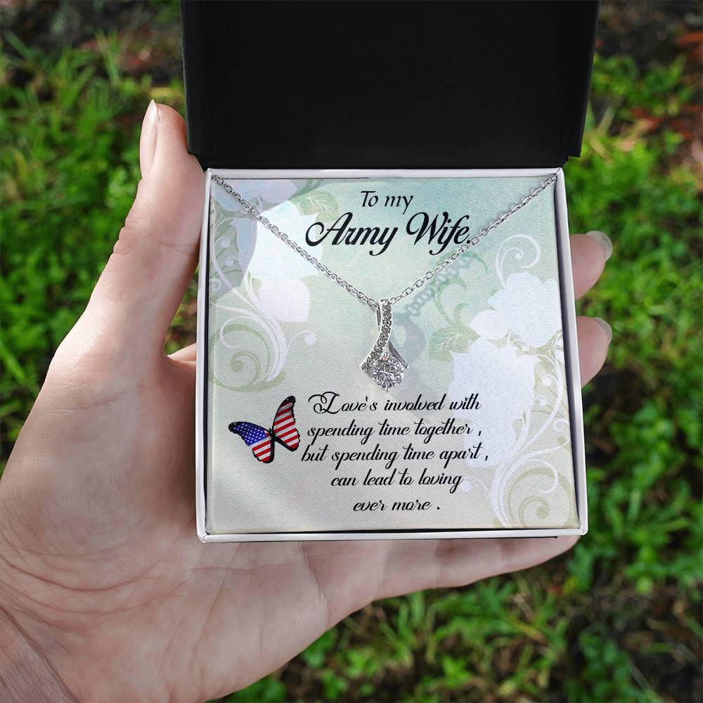 To Army Wife - Love's involved - Alluring Beauty Necklace