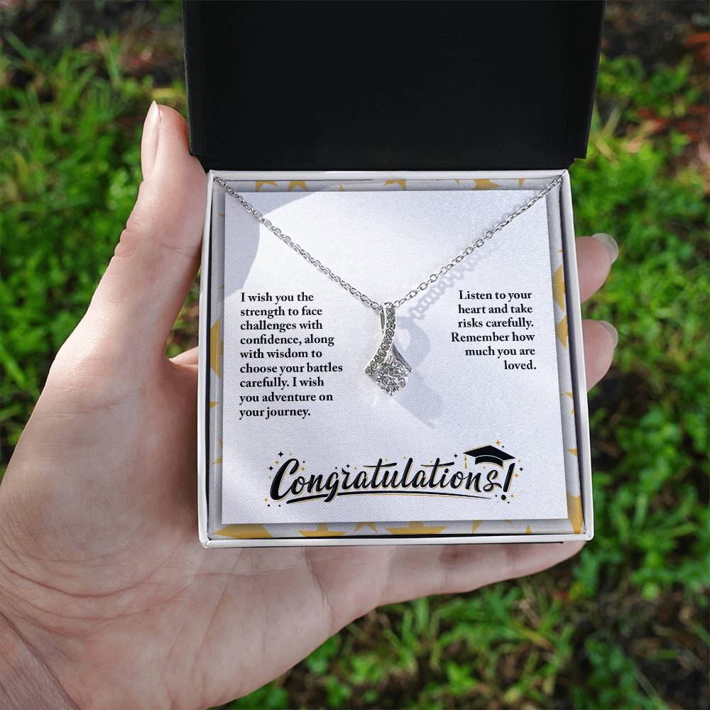 Graduation - I wish you the strength - Alluring Beauty Necklace