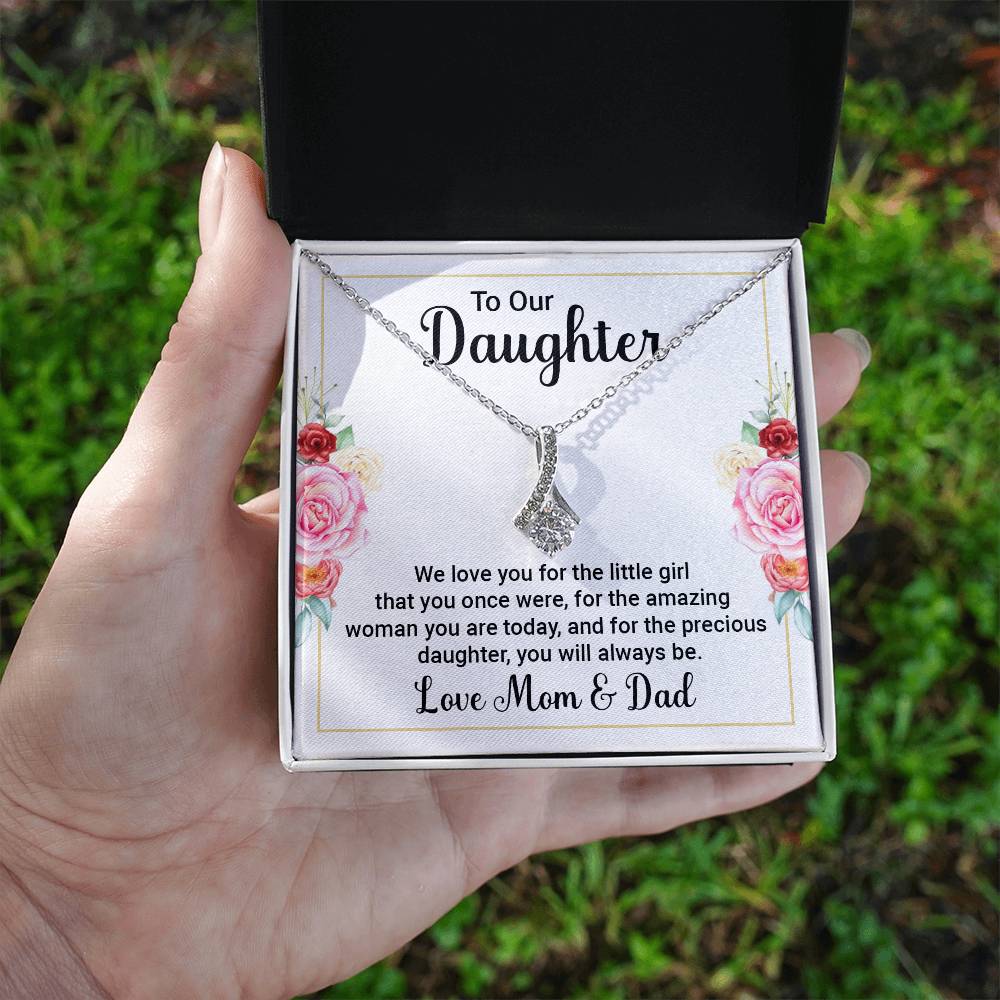 To Daughter - We love you - Alluring Beauty Necklace