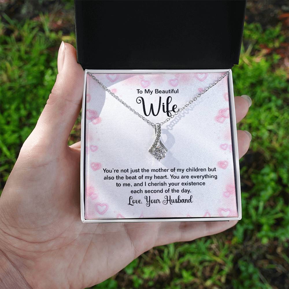 To Wife - You're not just - Alluring Beauty Necklace