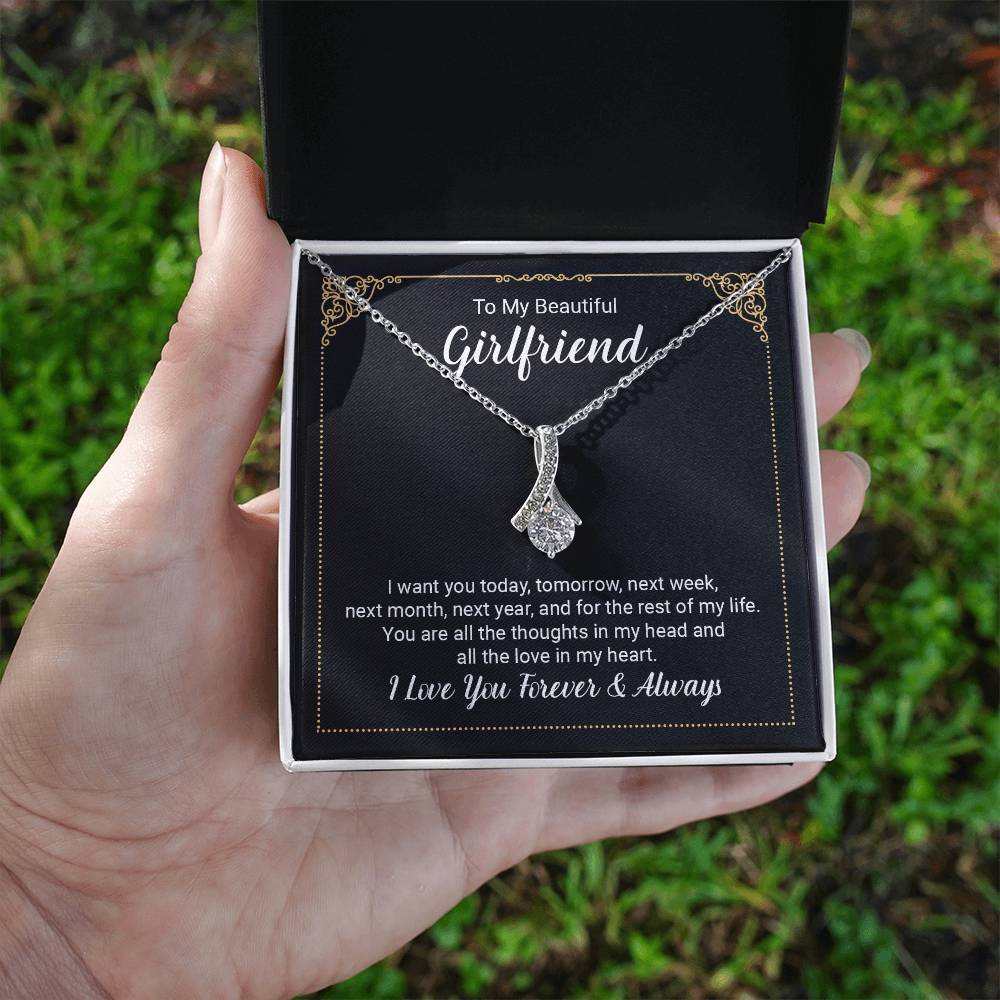 To Girlfriend - I want you today - Alluring Beauty Necklace