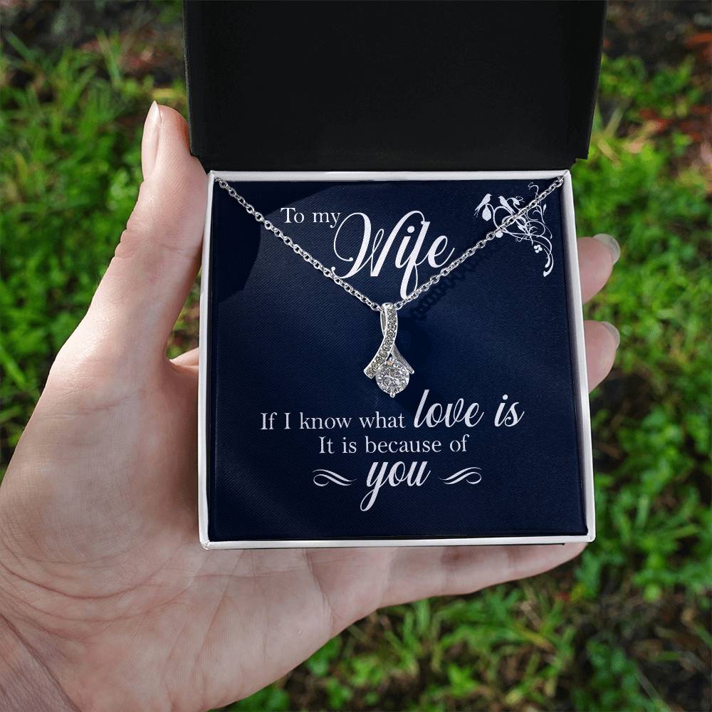 To Wife - If I know - Alluring Beauty Necklace